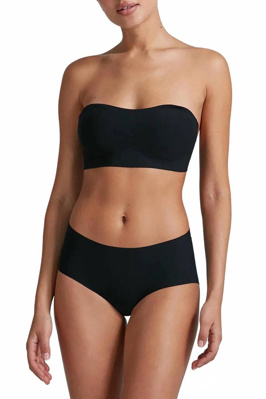NEW COMMANDO butter soft-support strapless bralette in black